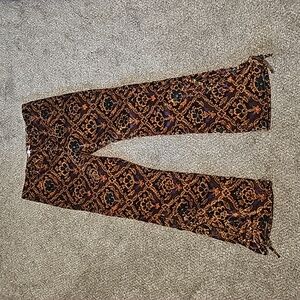 Urban Outfitters Velvet Flare Pants Size 4